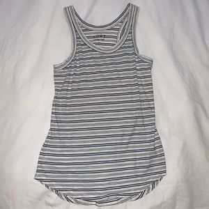 Loft Vintage Soft Striped Tank (White & Blue)